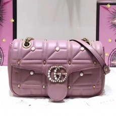 GUCCI 구찌 443497 GG 마몬트 마틀라세 미듐 숄더백  커스텀급
