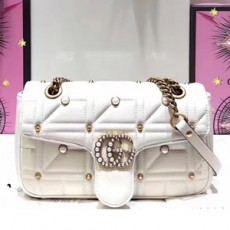 GUCCI 구찌 443497 GG 마몬트 마틀라세 미듐 숄더백  커스텀급