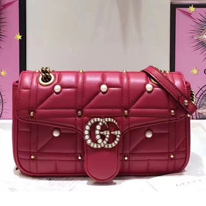 GUCCI 구찌 443497 GG 마몬트 마틀라세 미듐 숄더백  커스텀급