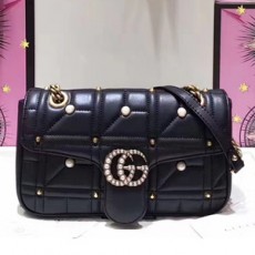 GUCCI 구찌 443497 GG 마몬트 마틀라세 미듐 숄더백  커스텀급