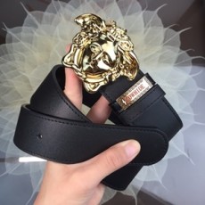 베르사체 캐릭터 금속버클 블랙 벨트