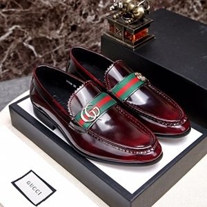 구찌 GG로고 삼선 남성 구두