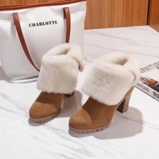 UGG 스웨이드 양털안감 여성 앵글부츠