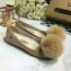 UGG 양털안감 퍼 악세사리 여성 플랫슈즈