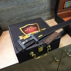에르메스 스티치 H로고 블랙 가죽 벨트
