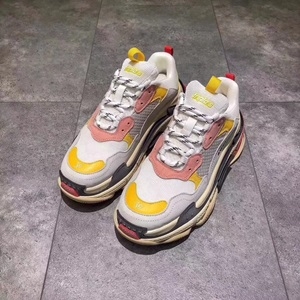 발렌시아가 트리플S 커플 스니커즈 옐로우핑크 빈티지 미러급