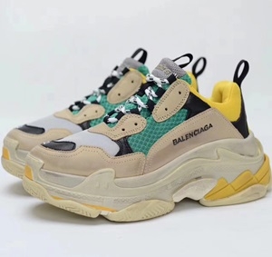 발렌시아가 트리플S 커플 스니커즈 옐로우그린 빈티지 미러급