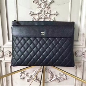 샤넬 퀄팅 은장 블랙 포켓 지퍼 클러치백 커스텀