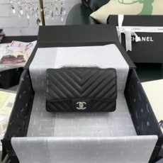 샤넬 V퀄팅 캐비어 A1116 클래식 플랩백 블랙 뉴미니 커스텀