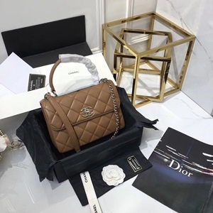 샤넬 램스킨 시즌 플랩백 92236 베이지 토트백 커스텀