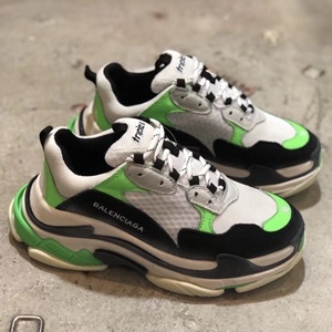 발렌시아가 트리플S 그레이그린 커플 슈즈 커스텀