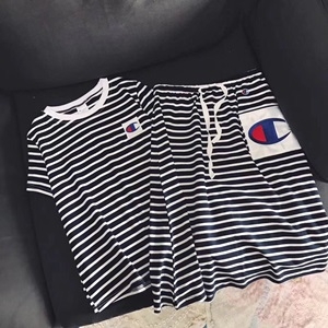 챔피언 캐릭터 패치 스트라이프 투피스