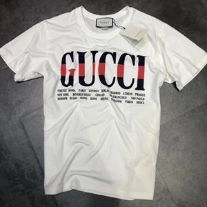 구찌 캐릭터 로고 프린트 여성 반팔티