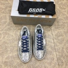 골든구스 실버펄 화이트 볼스타 커플 슈즈