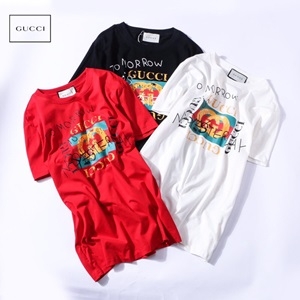 구찌 캐릭터 로고 커플 반팔티