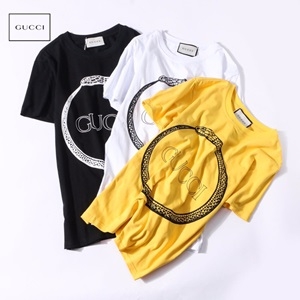 구찌 캐릭터 로고 커플 반팔티