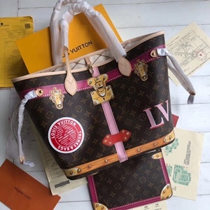 루이비통 모노그램 캐릭터 프린트 네버풀 M41390 커스텀