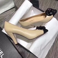 샤넬 까멜리아 투톤 여성 구두 커스텀