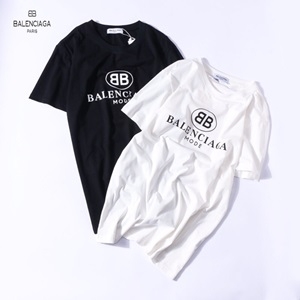 발렌시아가 캐릭터 로고 커플 반팔티