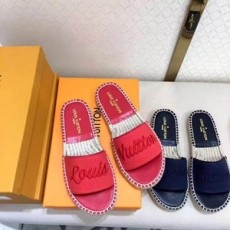 루이비통 자수로고 스티치 여성 슬리퍼