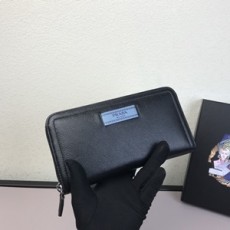 프라다 패치로고 지퍼돌이 장지갑 커스텀