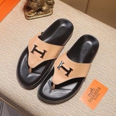 에르메스 H로고 가죽 남성 쪼리