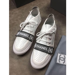 샤넬 로고패치 투톤 여성 스니커즈