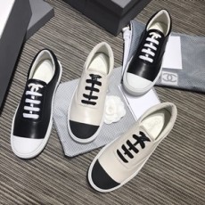 샤넬 투톤 CC로고 여성 슈즈