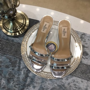 발렌티노 락스터드 여성 하이힐 샌들