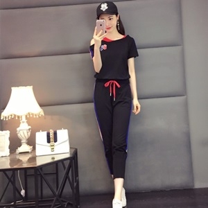 모스키노 캐릭터 자수 후드티 바지 세트