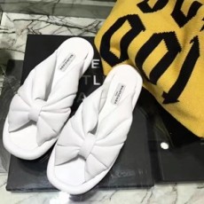 발렌시아가 가죽 리본디자인 여성 슬리퍼