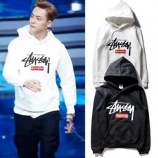 슈프림 캐릭터 로고 남성 후드 긴팔티