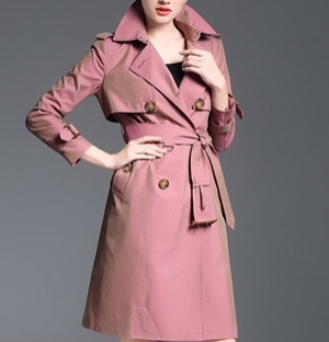 버버리 펄 자켓디자인 벨트버클 여성 트렌치코트