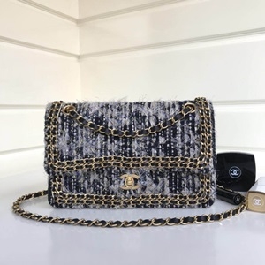 샤넬 체인장식 모직 체인 크로스백 커스텀