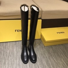 펜디 F로고 투톤 여성 롱부트