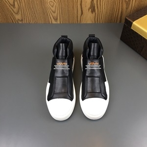 프라다 투톤 로고 남성 슈즈