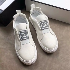 샤넬 로고 투톤 여성 슈즈