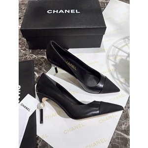 샤넬 2019 SS 투톤 진주장식 여성 구두