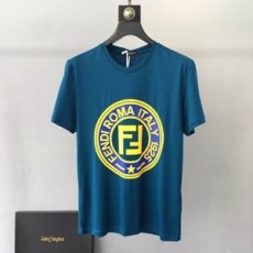 펜디 2019 SS 캐릭터 로고 남성 반팔티