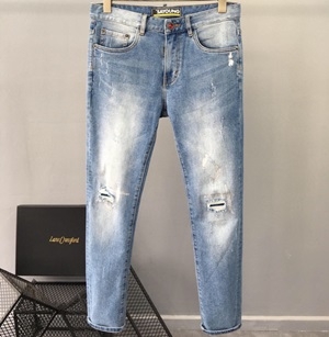 버버리 2019 SS 로고 빈티지 남성 청바지