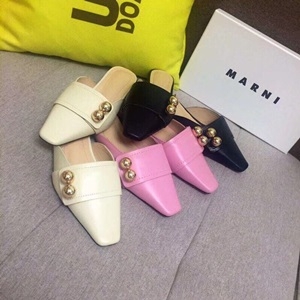 마르니 2019 SS 캐릭터 로고 여성 슈즈