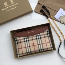 버버리 2019 SS 체크무늬 투톤 지퍼 크로스백
