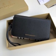 버버리 2019 SS 체크무늬 투톤 지퍼 클러치백