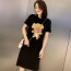 모스키노 2019 SS 캐릭터 여성 반팔 롱티 TWO