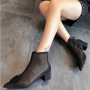 샤넬 2019 SS 까멜리아 시스루 여성 슈즈