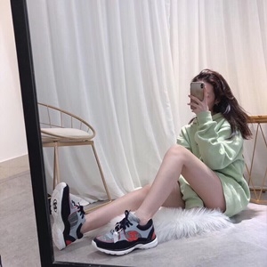 샤넬 2019 SS 투톤 블랙레드 여성 슈즈