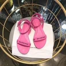 발렌시아가 2019 SS 로고 스트랩 여성 샌들