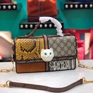 구찌 2019 SS 패치워크 탑 핸들백 499822