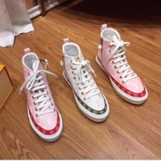 루이비통 2019 SS 투톤 하이탑 여성 슈즈