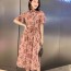 발렌티노 2019 SS 러플 리본벨트 여성 원피스